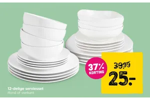 12-delige serviesset
