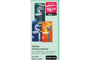 Gillette scheersysteem