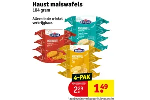 Haust Maiswafels