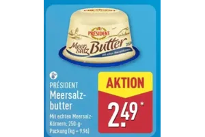 Président Meersalz-butter