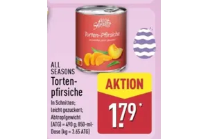 All Seasons Torten-Pfirsiche
