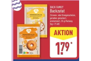 Back Family Backzutat