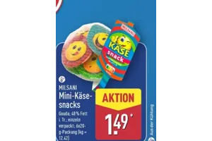 Milsani Mini-Käse-snacks