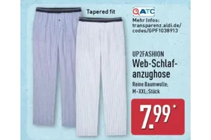 UP2FASHION Web-Schlafanzughose