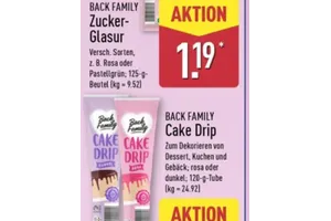 BACK FAMILY Cake Drip