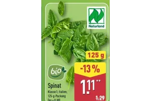 Naturland Spinat