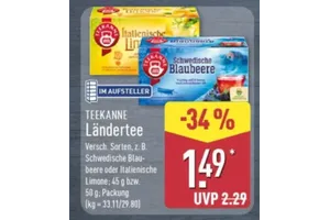 Teekanne Ländertee