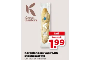 Korenlanders Stokbrood wit