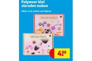 Polymeer klei sieraden set