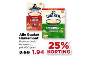 Quaker Havermout