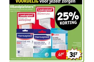 Leukoplast / Hansaplast / Kruidvat Eilandpleisters
