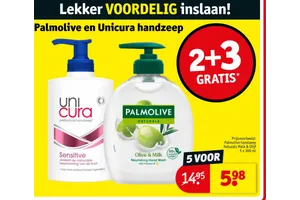 Palmolive en Unicura Handzeep