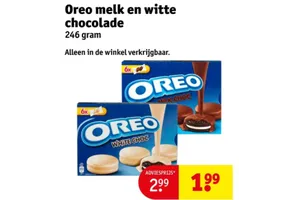 Oreo melk chocolade