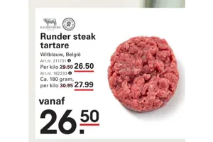 Kaldenberg Runder steak tartare