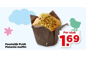 PLUS Pistache muffin
