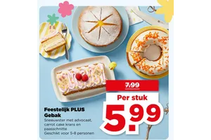Feestelijk PLUS Gebak