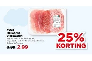 PLUS Italiaanse vleeswaren