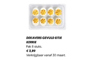 DEKAVERS Gevuld eitje kerrie