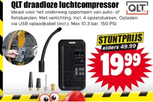 QLT draadloze luchtcompressor