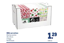 bbq servetten