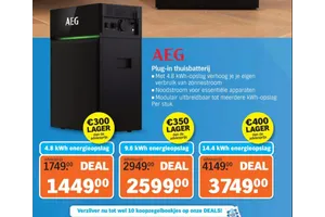 AEG Plug-in thuisbatterij