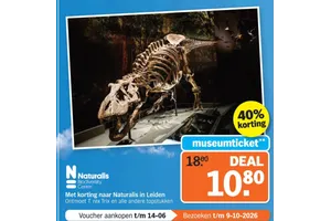 Naturalis Museumticket