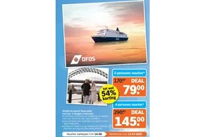 DFDS 4-persoons voucher