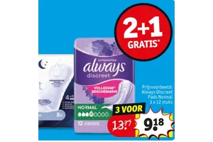 Always Discreet Pads Normal