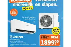 Vaillant Single split airco 2.5 kW