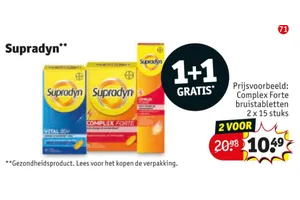 Supradyn Complex Forte bruistabletten