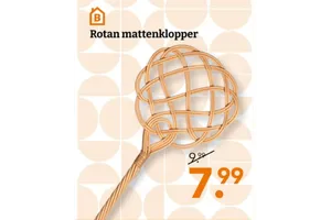 Rotan mattenklopper