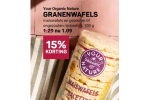 Your Organic Nature Granenwafels