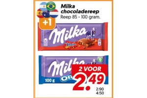 Milka chocoladereep