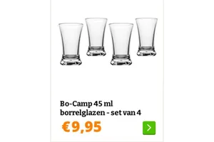 Bo-Camp borrelglazen