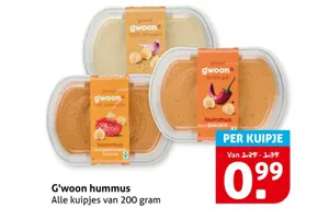 G'woon Hummus extra pit
