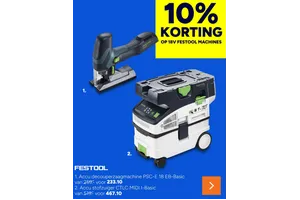 FESTOOL Accu stofzuiger CTLC MIDI I-Basic