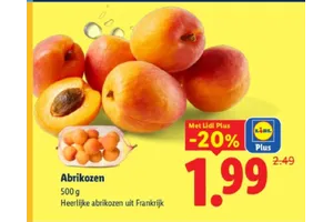 Lidl Abrikozen