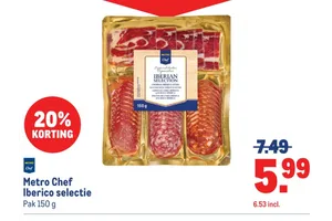 Metro Chef Iberico selectie
