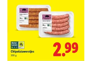 Chipolataworstjes