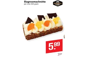 Hendrickx de Bakker Slagroomschnitte