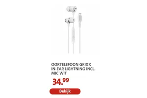 GRIXX Oortelefoon