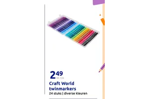 Craft World twinmarkers