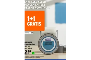 GAMMA kleurtester