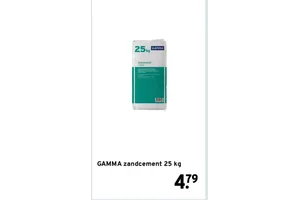GAMMA zandcement