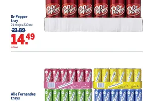 Dr Pepper tray
