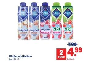 Karvan Cévitam Zero Framboos