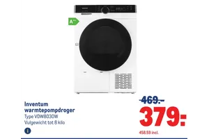 Inventum warmtepompdroger