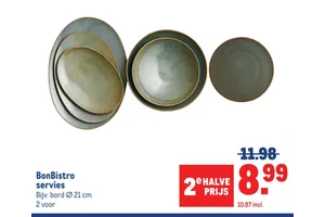 BonBistro servies