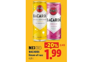 Bacardi Limon & Lemonade