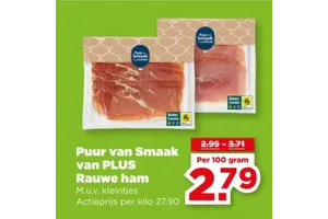 PLUS Rauwe ham